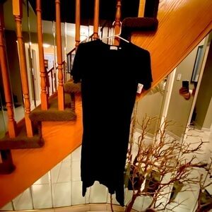 NWT Wilfred Maxi Dress. Short Sleeve High/Lo Hem